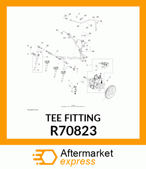 TEE FITTING R70823