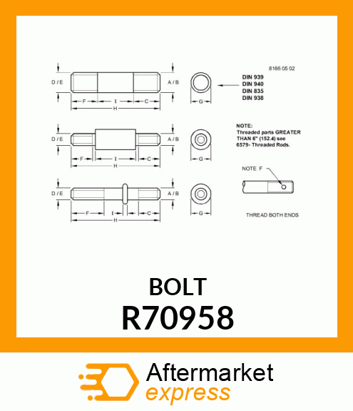 STUD R70958