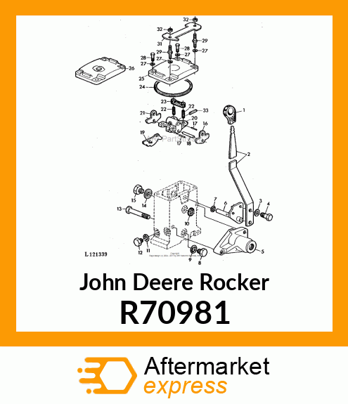 ROCKER, SELECTIVE CONTROL VALVE R70981