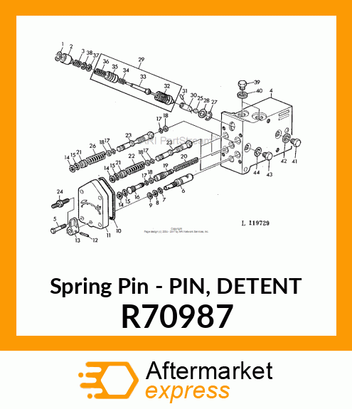 Spring Pin - PIN, DETENT R70987