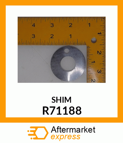 SHIM, 0.38 STEEL R71188