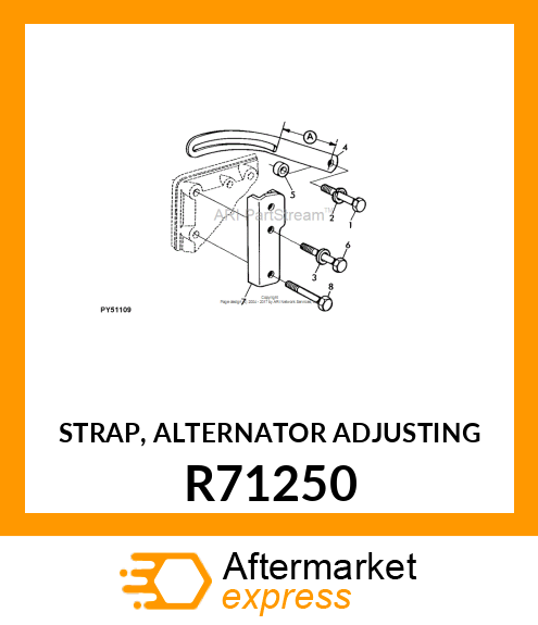 STRAP, ALTERNATOR ADJUSTING R71250