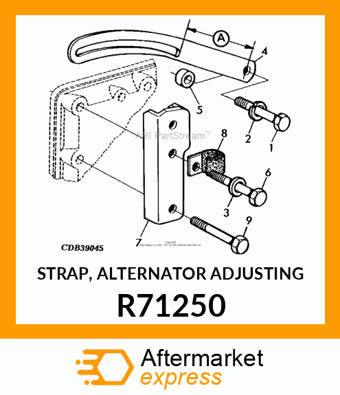 STRAP, ALTERNATOR ADJUSTING R71250