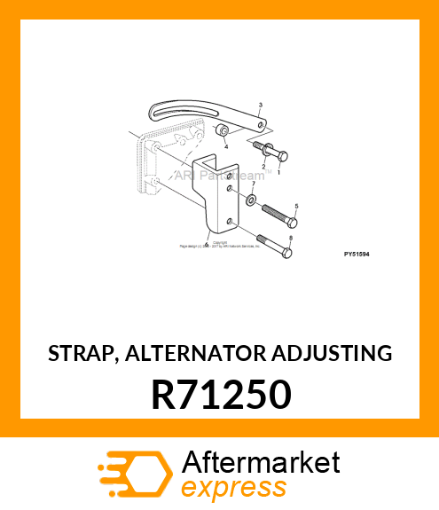 STRAP, ALTERNATOR ADJUSTING R71250