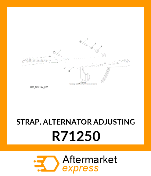 STRAP, ALTERNATOR ADJUSTING R71250