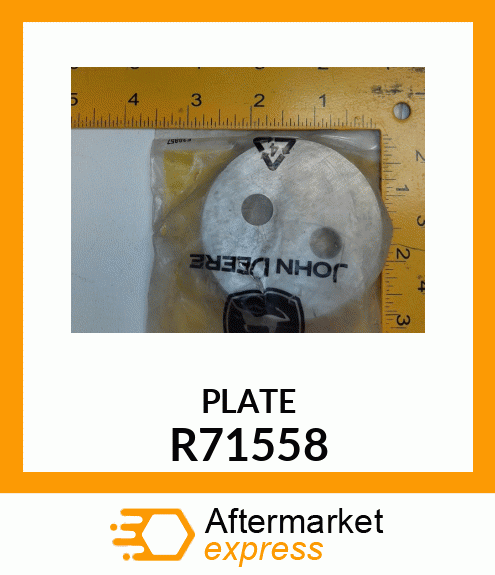 PLATE, RETAINING R71558