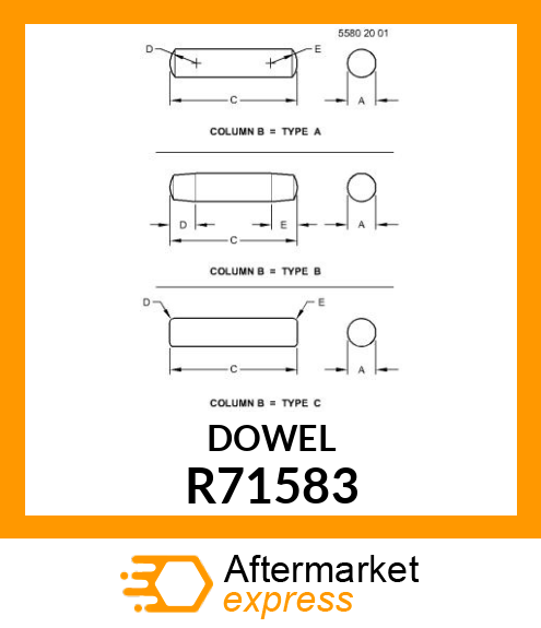 ROLLER, BEARING R71583