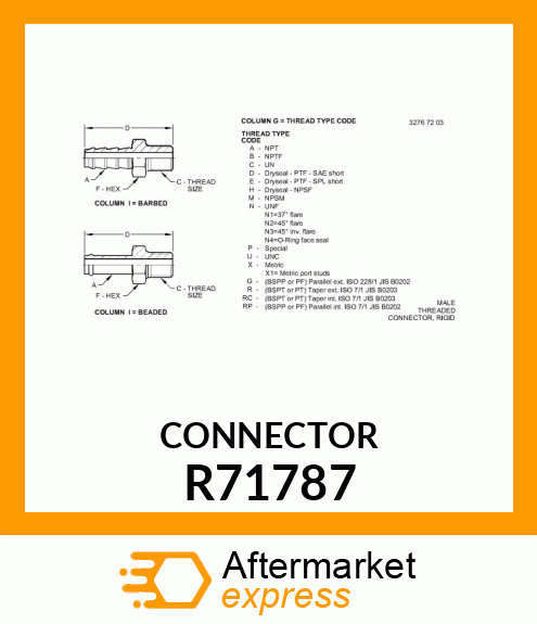 CONNECTOR R71787