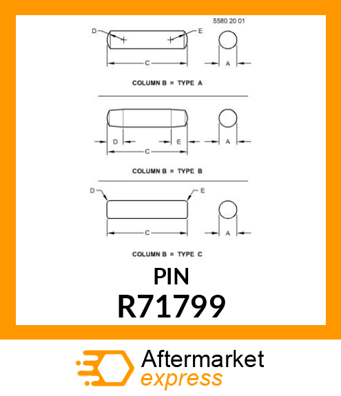 ROLLER, BEARING R71799