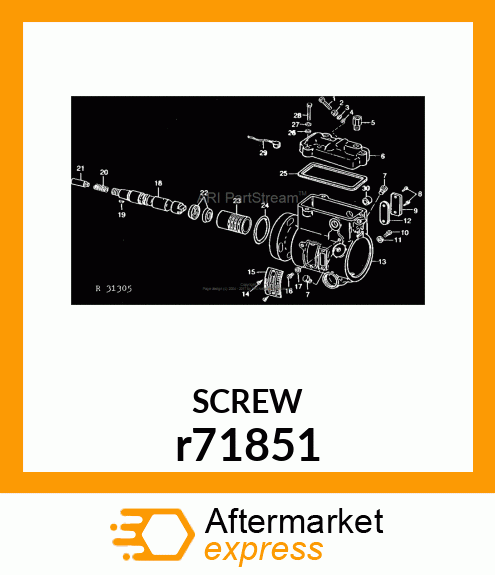 SCREW, SPECIAL MACHINE r71851