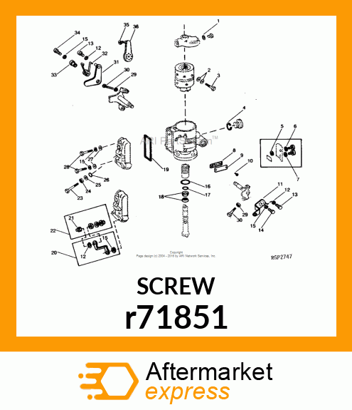 SCREW, SPECIAL MACHINE r71851