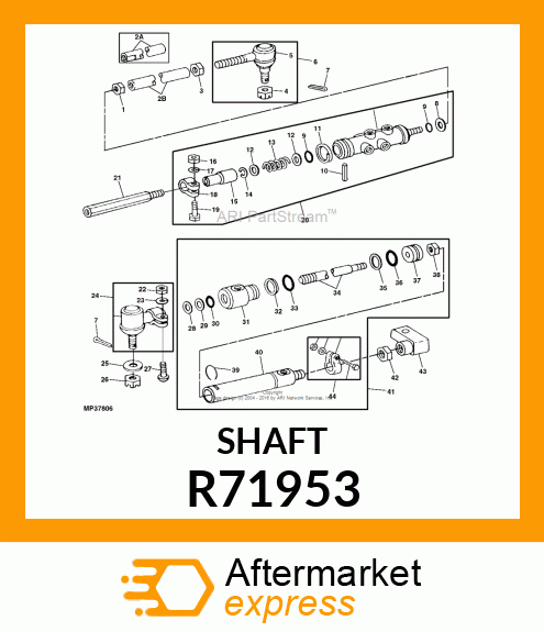 Rod - ROD, STEERING VALVE OPERATING R71953