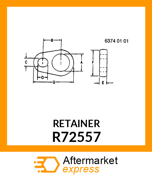 RETAINER R72557