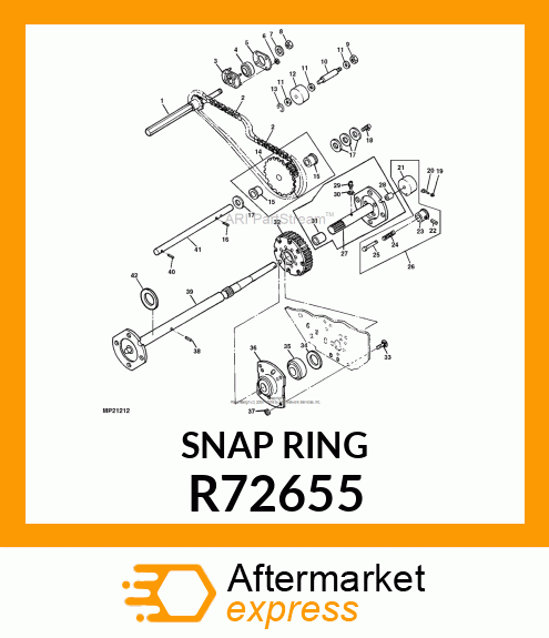 RING, RETAINING R72655