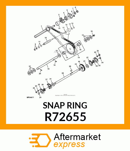 RING, RETAINING R72655