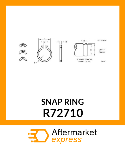 RING, SNAP R72710