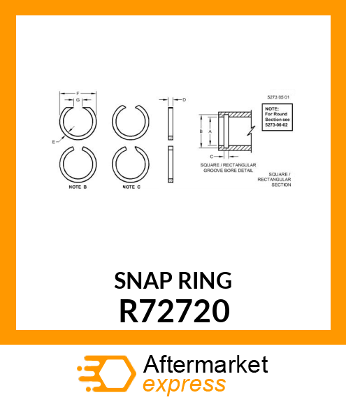 RING, SNAP R72720
