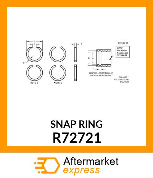 RING, SNAP R72721