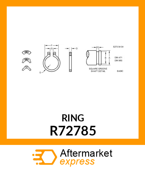 RING, SNAP R72785