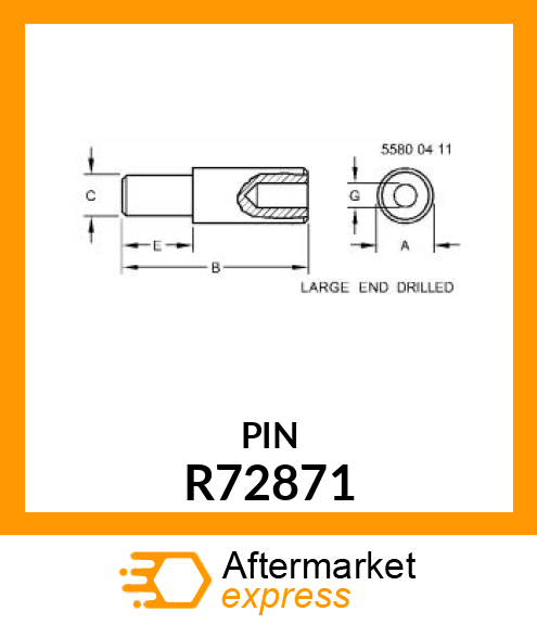 PIN, SHOULDERED R72871