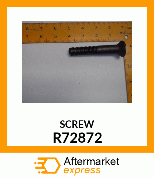 SCREW, SPECIAL FLAT HEAD CAP R72872