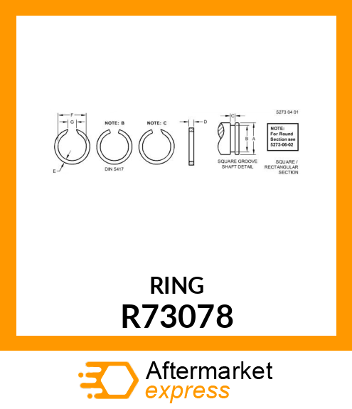 RING, SNAP R73078