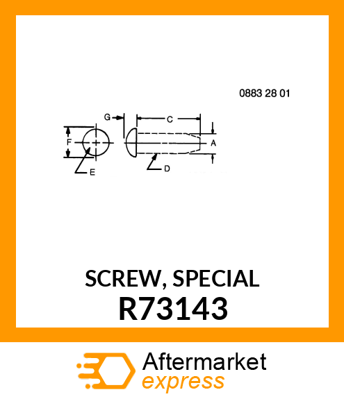 SCREW, SPECIAL R73143