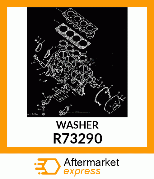 WASHER HARDENED R73290