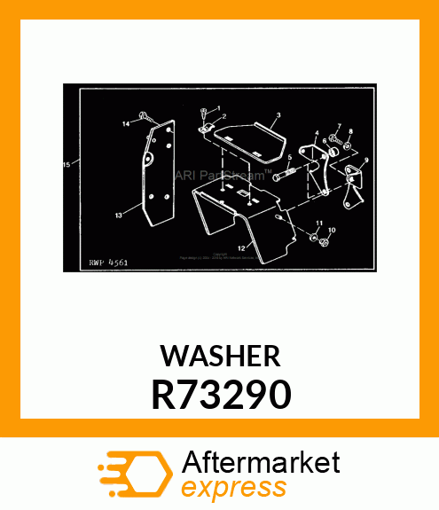 WASHER HARDENED R73290