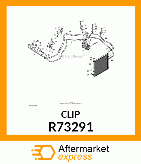 CLAMP, COATED R73291