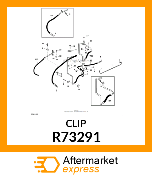 CLAMP, COATED R73291