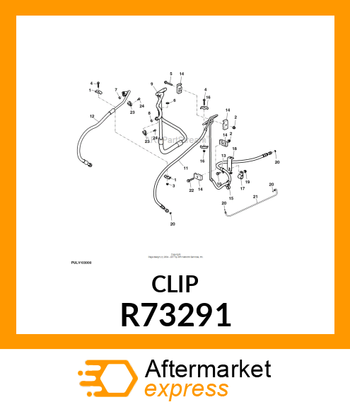 CLAMP, COATED R73291