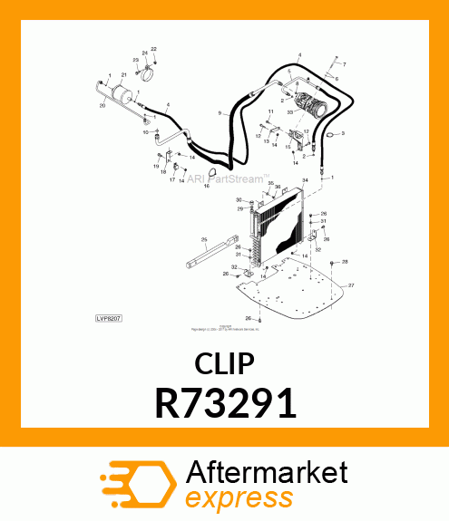 CLAMP, COATED R73291