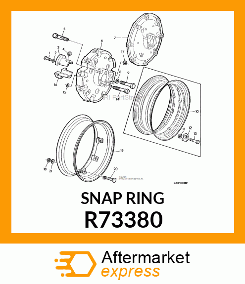 RING, SNAP R73380