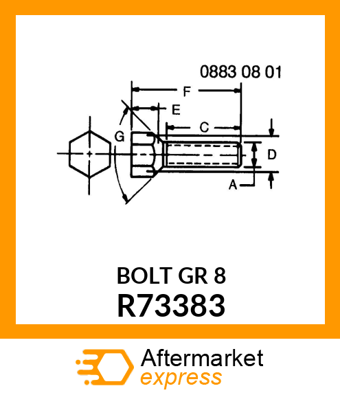 BOLT, SPECIAL R73383