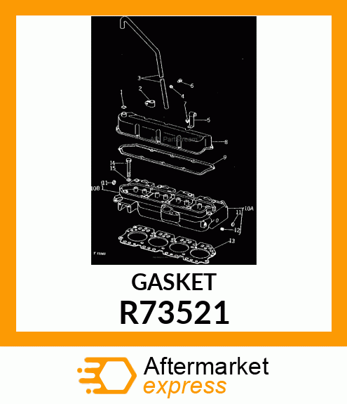 GASKET, ROCKER ARM COVER R73521