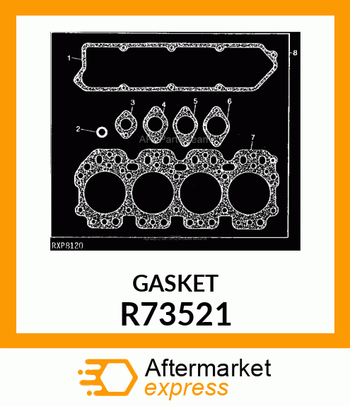 GASKET, ROCKER ARM COVER R73521