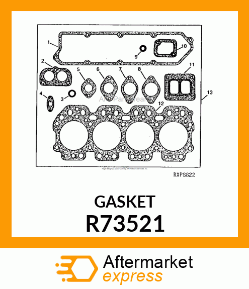 GASKET, ROCKER ARM COVER R73521