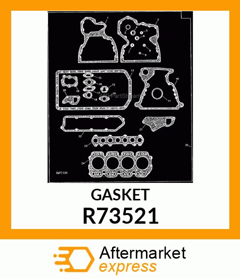 GASKET, ROCKER ARM COVER R73521