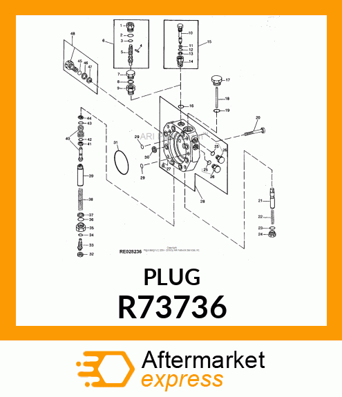 FITTING PLUG, SPECIAL R73736