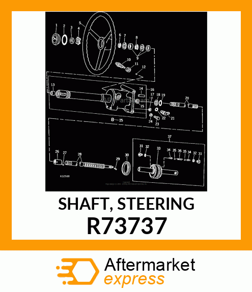 SHAFT, STEERING R73737