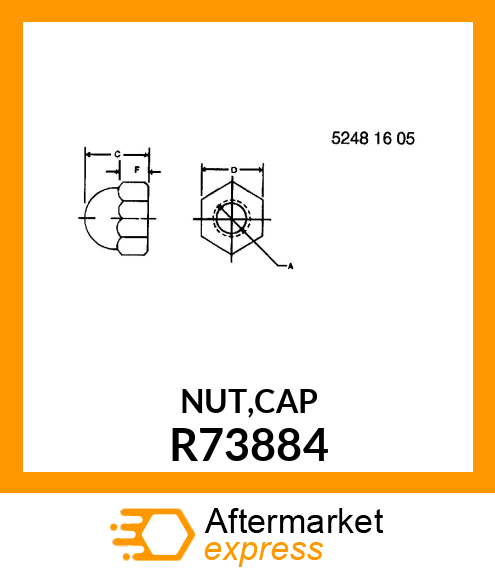 NUT,CAP R73884