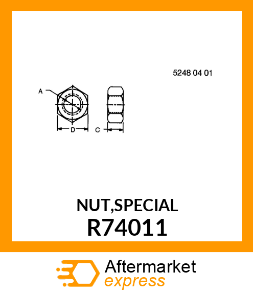 NUT,SPECIAL R74011