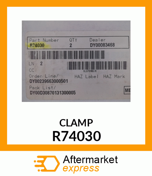 CLAMP R74030