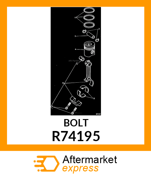 SCREW,CONNECTING ROD R74195