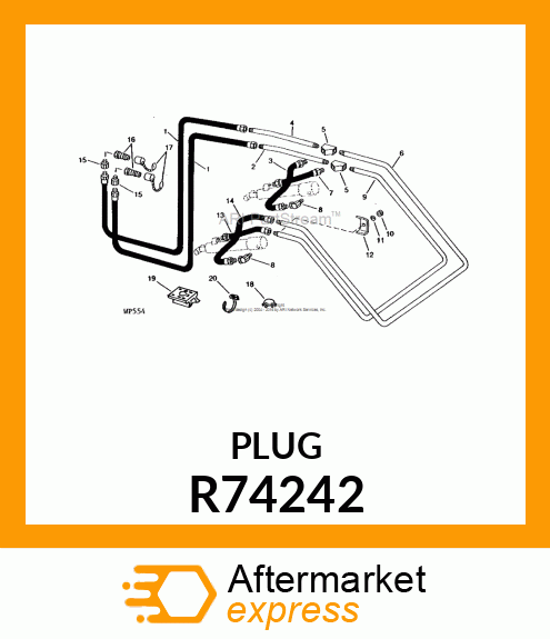 PLUG, NUMBER (NO. I) R74242