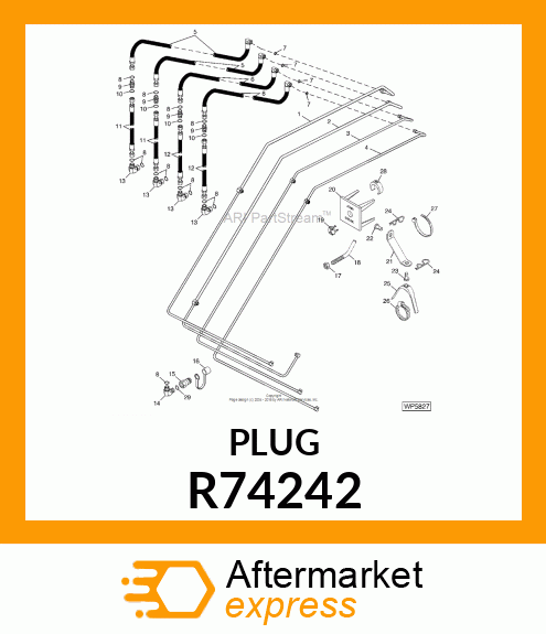 PLUG, NUMBER (NO. I) R74242