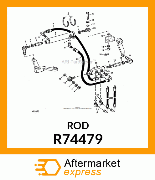 Rod - ROD,SERVICE VALVE OPERATING R74479