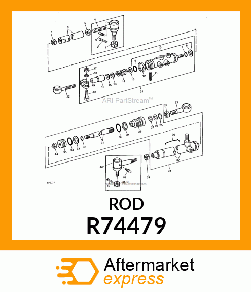 Rod - ROD,SERVICE VALVE OPERATING R74479