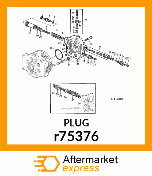 FITTING PLUG, WITH O r75376